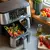Rommelsbacher Dubbele Airfryer FRH 2650 – Heteluchtfriteuse voor twee gerechten tegelijk